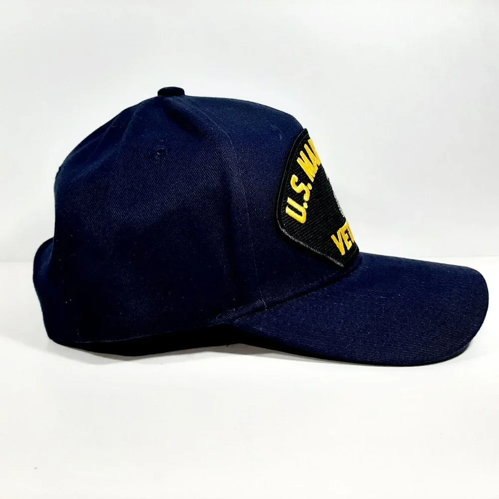 U.S. Marine Corps Veteran Embroidered Patch Hat Ba